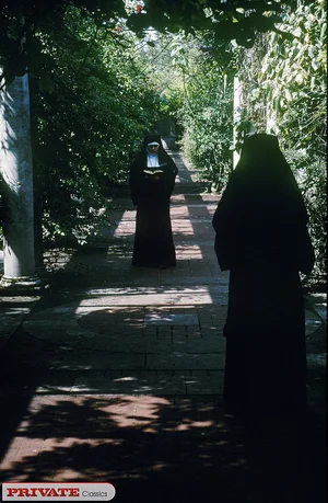 Vintage porn scenes of threesome, lesbian and nun fucking action - 2