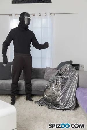 Small honey Liv Revamped gets taken from behind by hooded criminal - 5